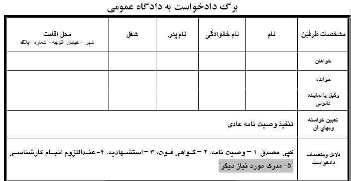 تنفیذ وصیت نامه چگونه است؟ (3)